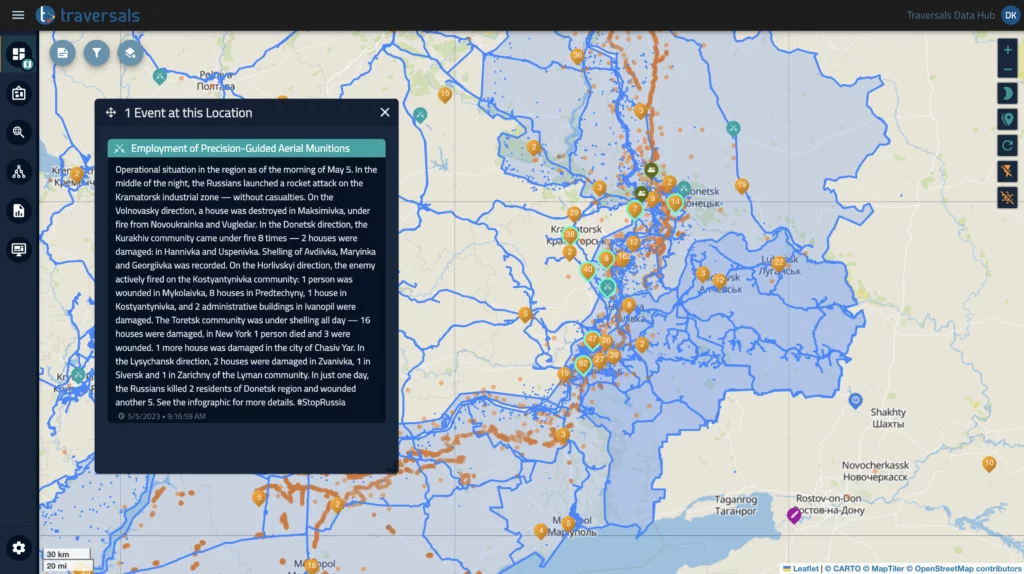 Ukraine Dynamic Frontline Monitoring